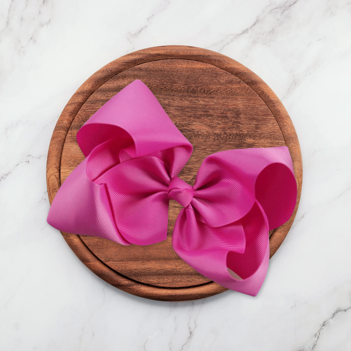 Magenta Pink | Grosgrain Ribbon Hair Bow
