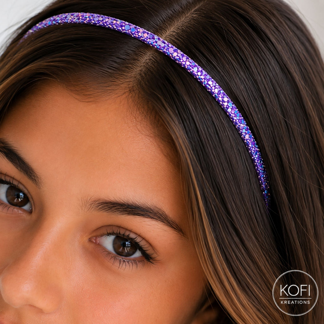 Purple | Glitter Headband