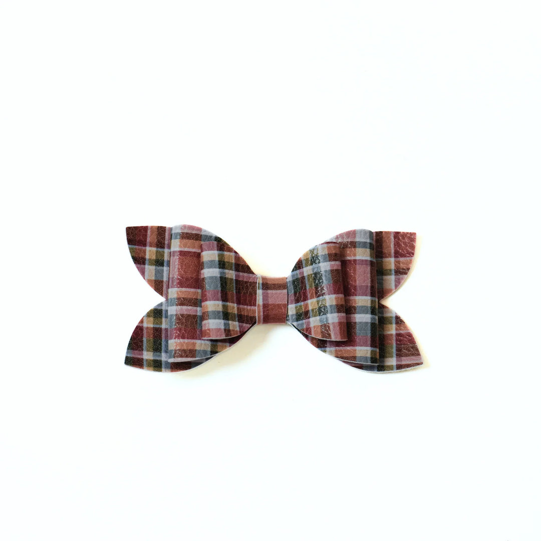 Luna | Fireside Faux Leather Bows