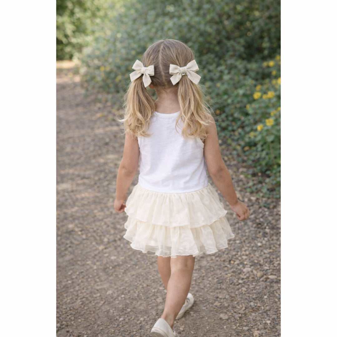 Cream | Pigtail Hair Bows