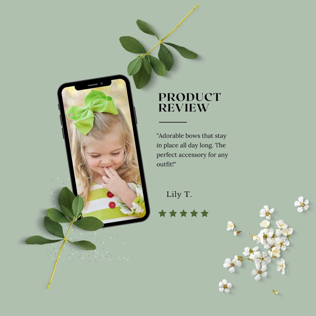 Jingle All The Way Ribbon Hair Bow