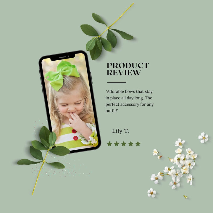 Jingle All The Way Ribbon Hair Bow