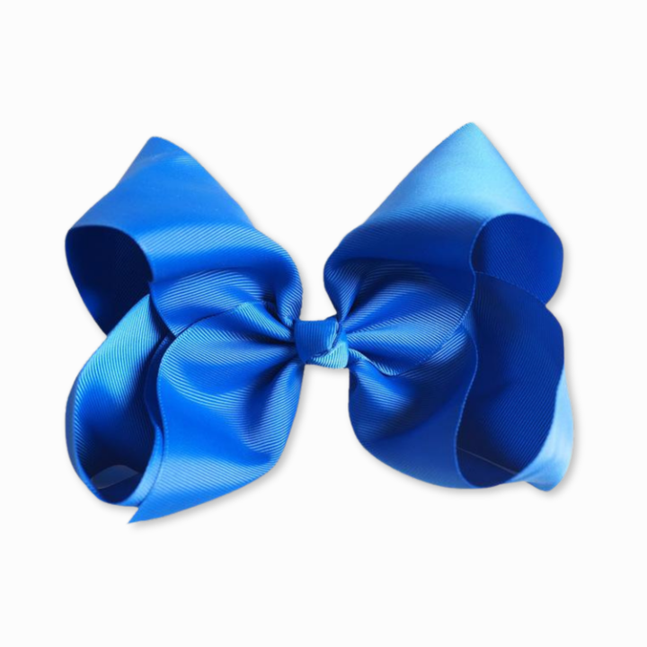 Blue | Grosgrain Ribbon Hair Bow