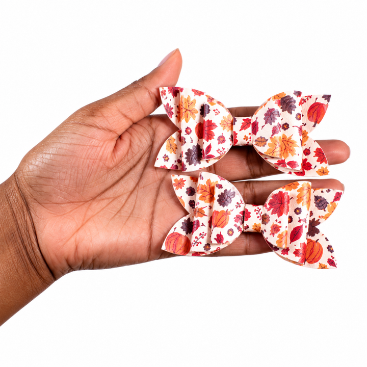 Luna Orchard Days | Faux Leather Bows