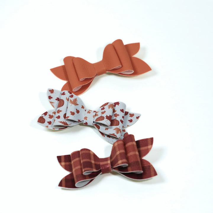 Luna | Orchard Days Faux Leather Bows