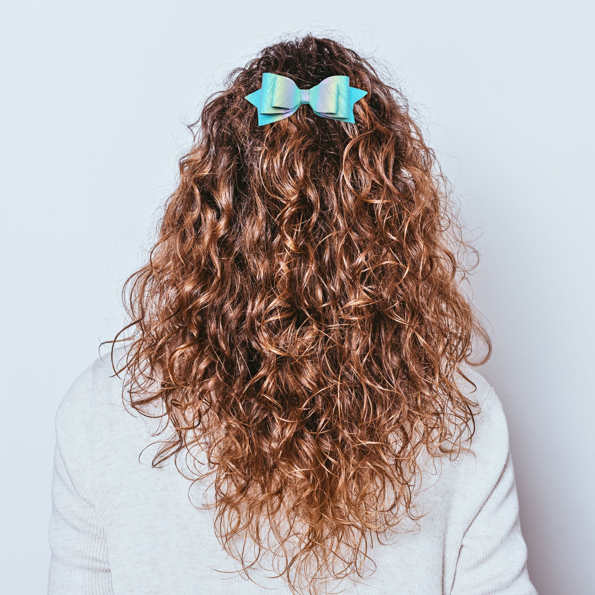 Aqua | Blue Mermaid Pepperdine Hair Bow