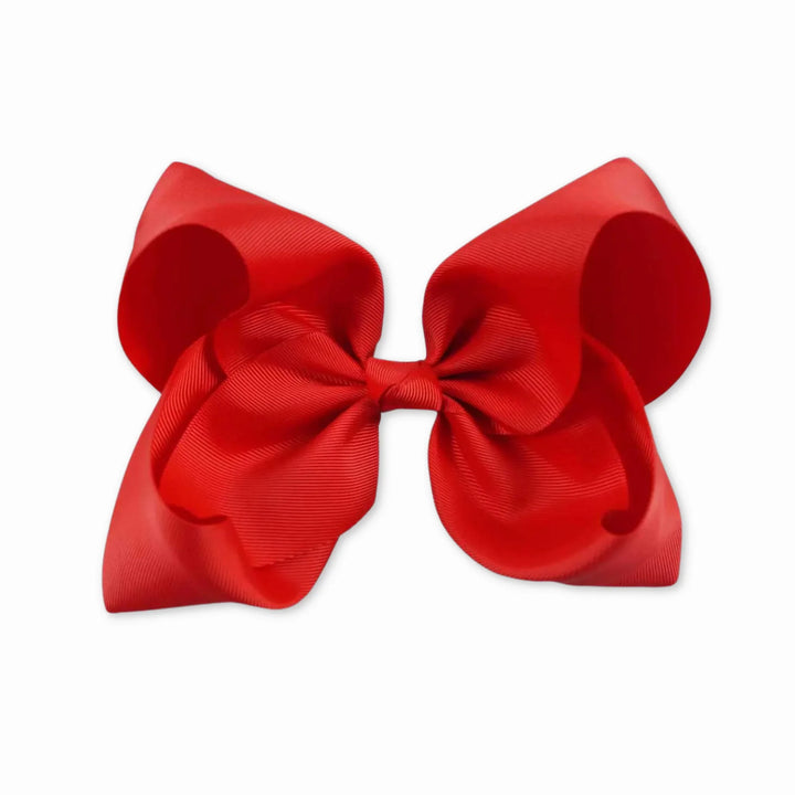 Red | Grosgrain Ribbon Hair Bow