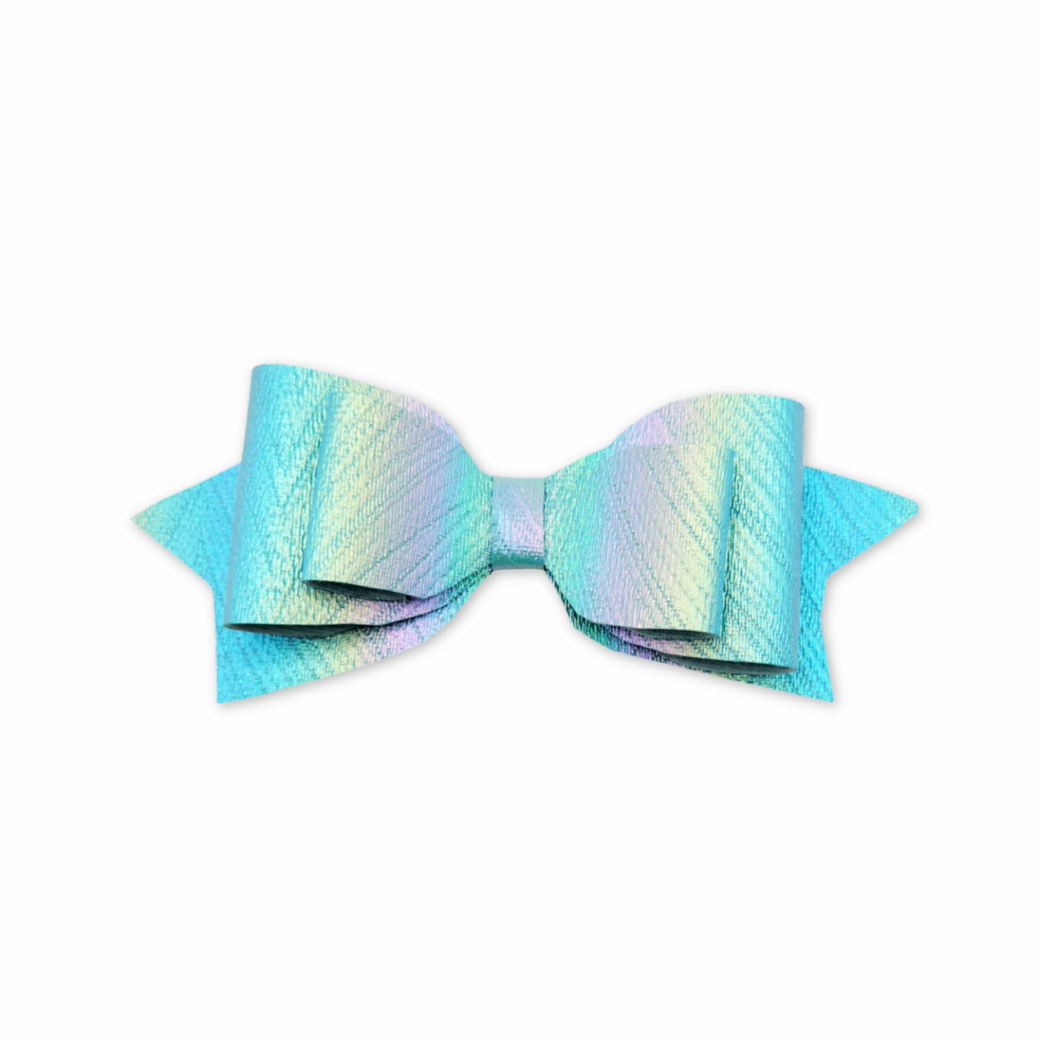 Aqua | Blue Mermaid Pepperdine Hair Bow