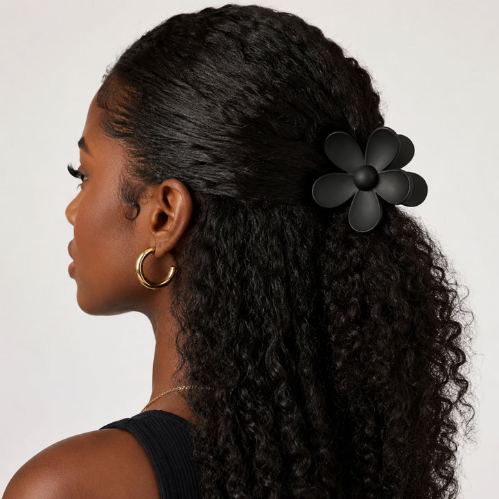 Black Flower | Hair Claw