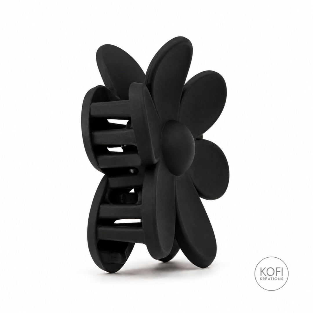 Black Flower | Hair Claw