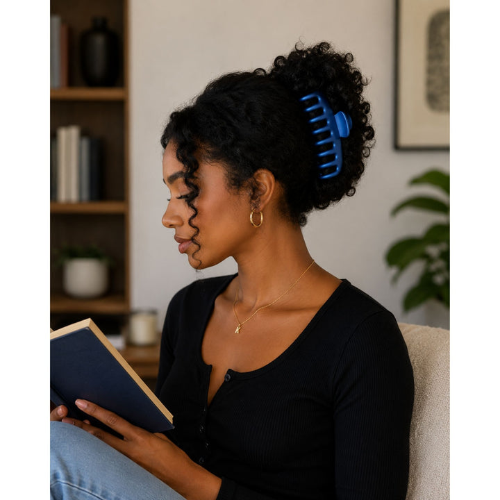 Blue Matte | Hair Claw