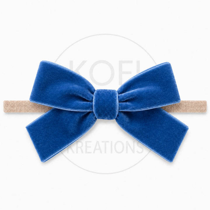 Large Velvet | Bow Headband