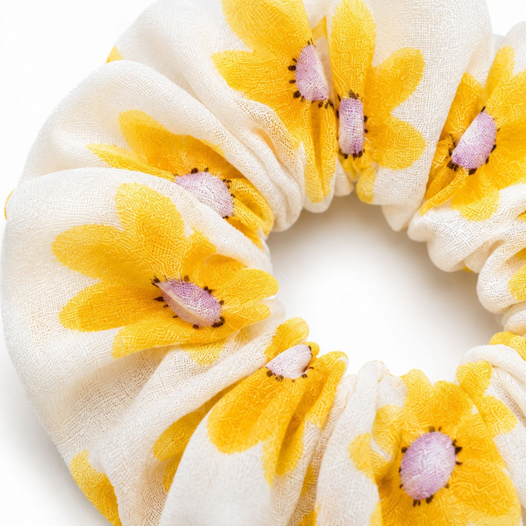 Daisy | Chiffon Scrunchie
