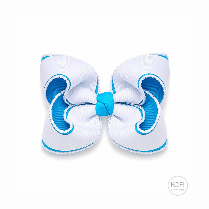 Coastal Breeze | Moonstitch Hair Bow