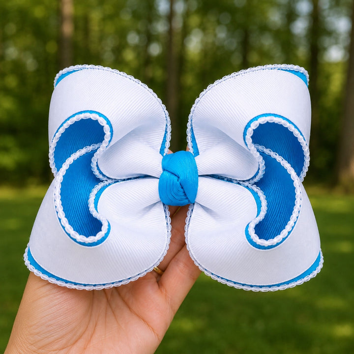 Coastal Breeze | Moonstitch Hair Bow
