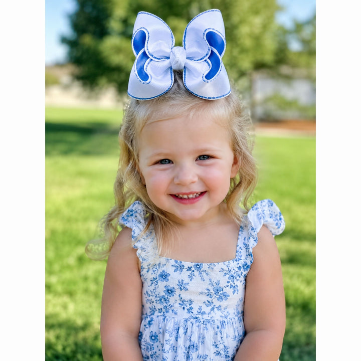 Coastal Breeze | Moonstitch Hair Bow