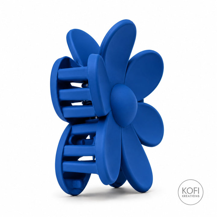 Cobalt Blue Flower | Hair Claw