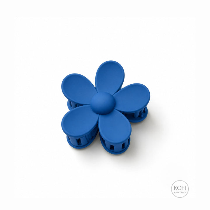 Cobalt Blue Flower | Hair Claw