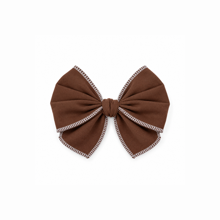 Sadie Cabin Weekend | Mini Serged Hair Bows