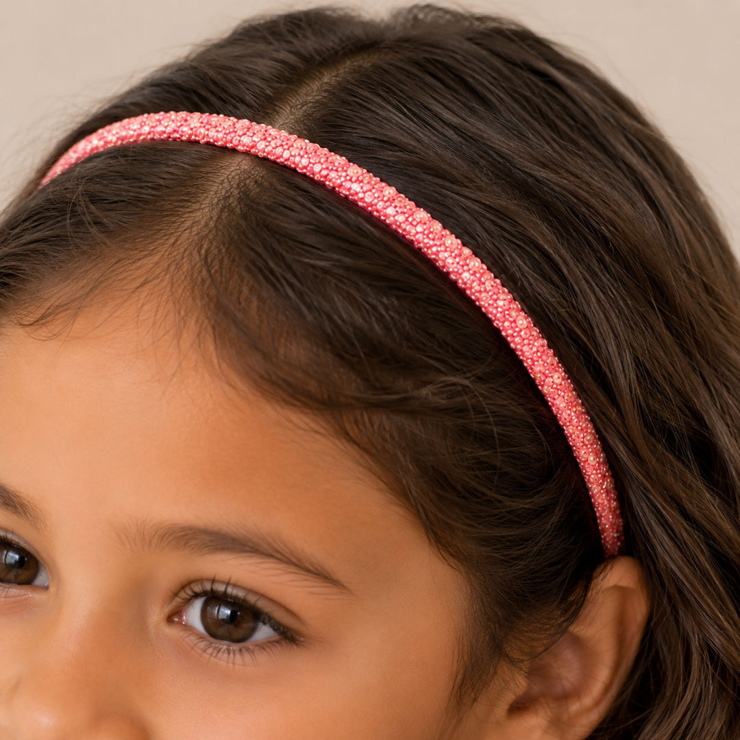 Coral | Glitter Headband