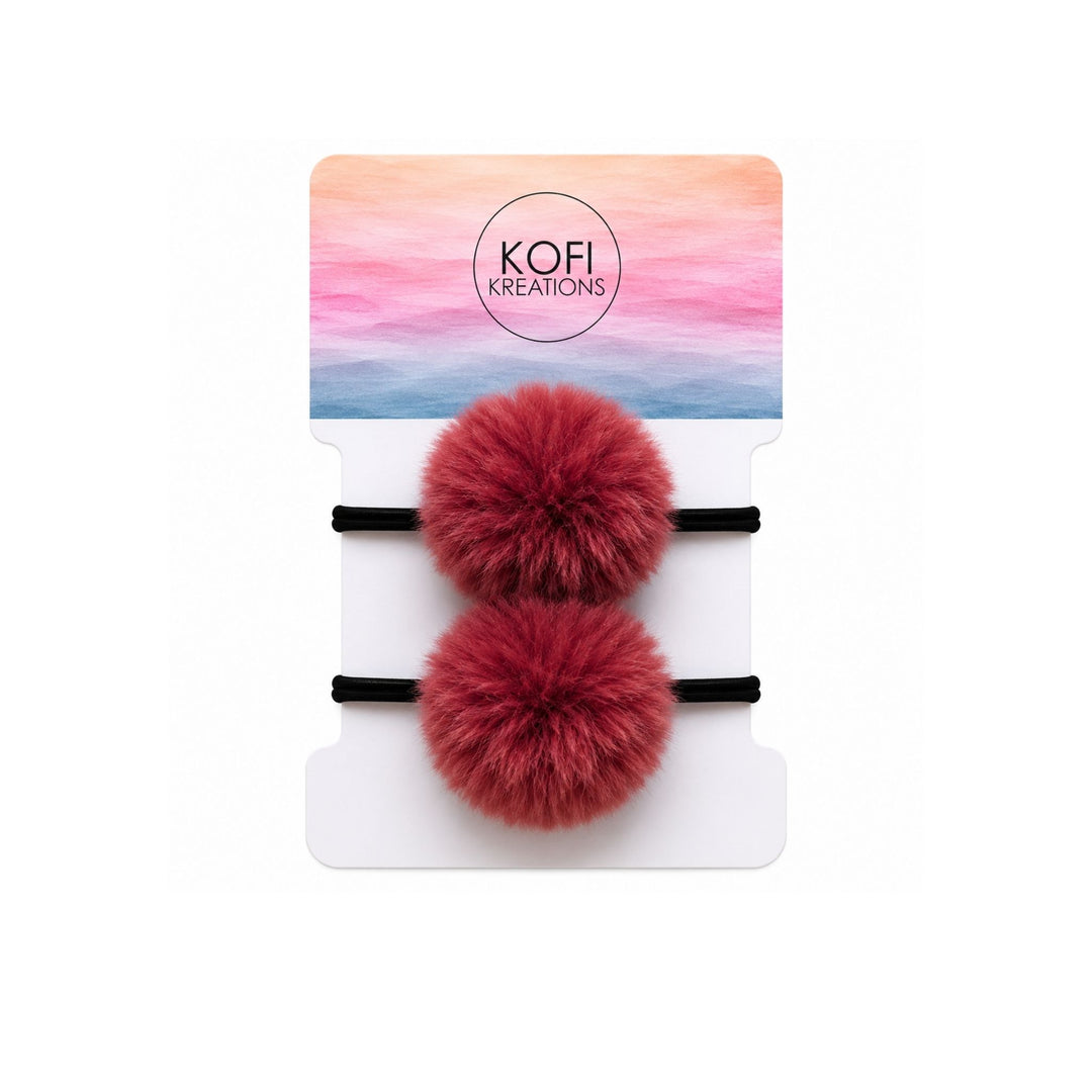 Fluffy Pom Pom | Hair Ties