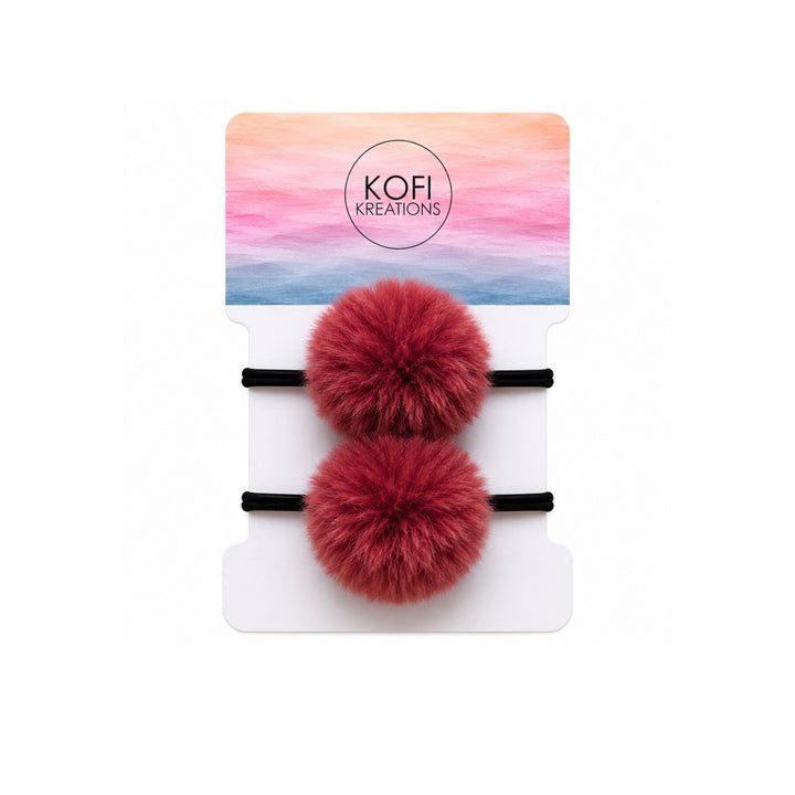 Fluffy Pom Pom | Hair Ties