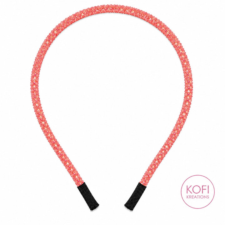 Coral | Glitter Headband