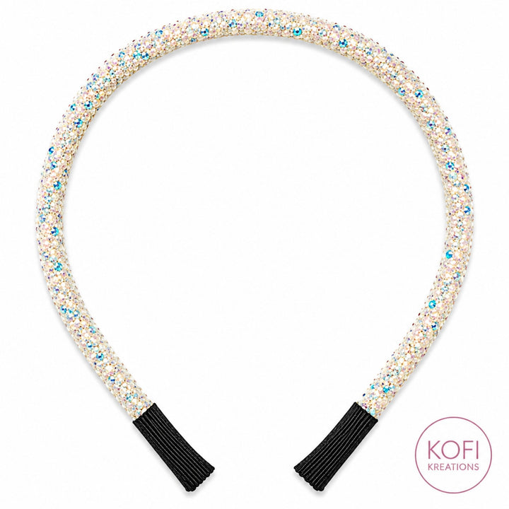 Cream | Glitter Headband
