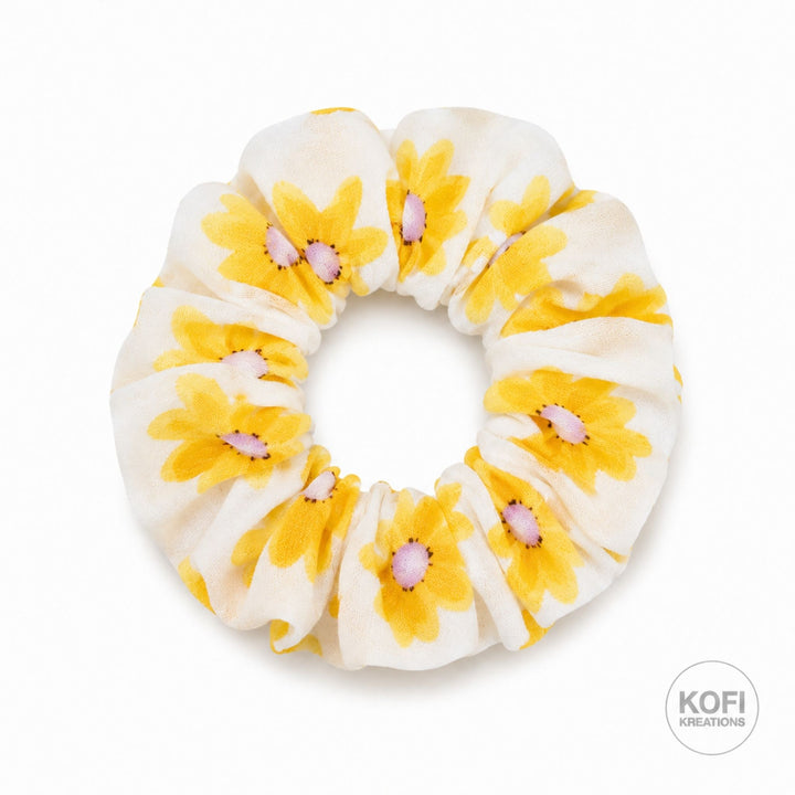 Daisy | Chiffon Scrunchie