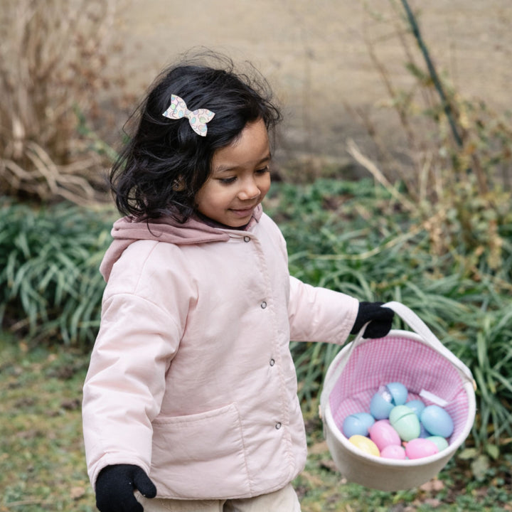 Luna | Easter Egg Bliss Faux Leather Hair Bow