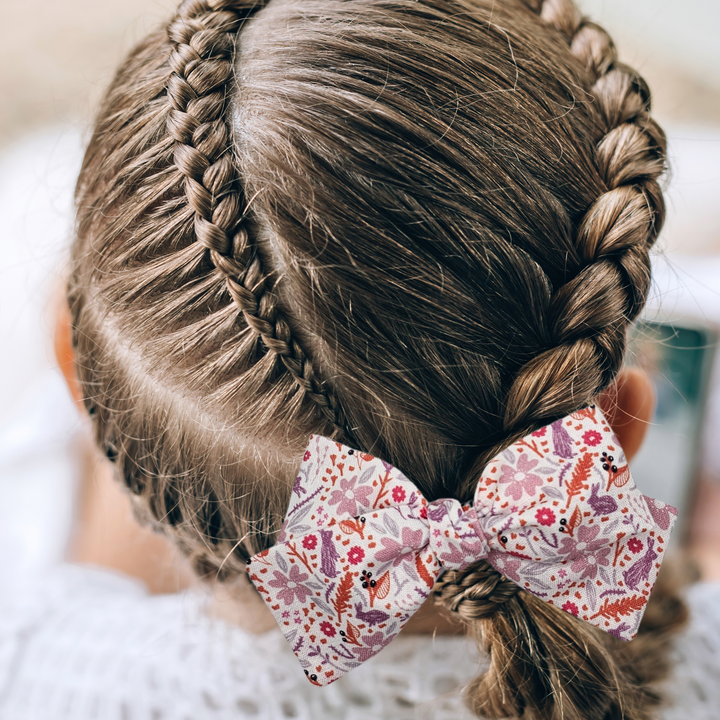Audrey | Poppy Hand-Tied Hair Bow