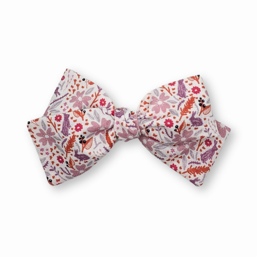 Audrey | Poppy Hand-Tied Hair Bow