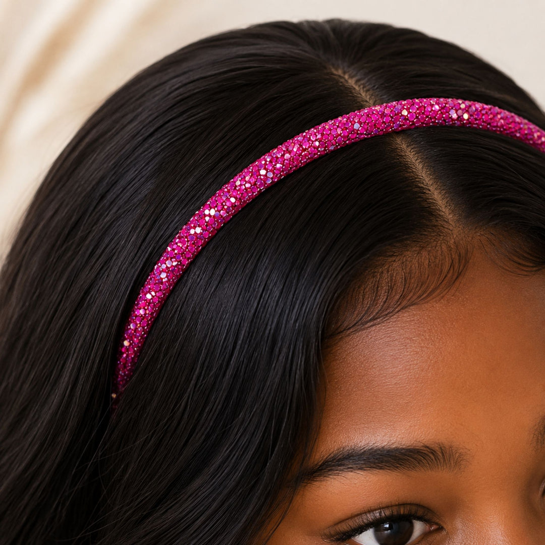 Fuchsia | Glitter Headband