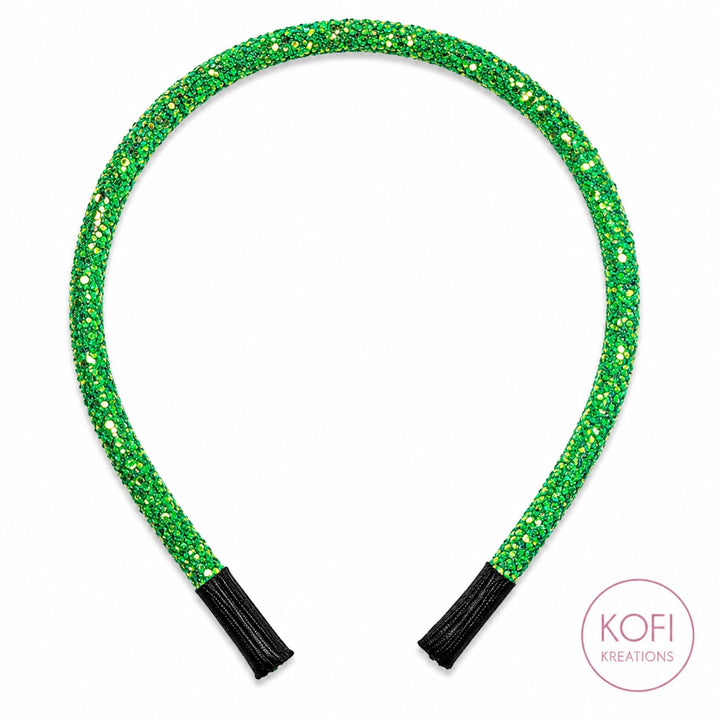 Green | Glitter Headband