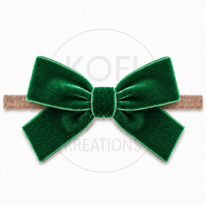 Large Velvet | Bow Headband