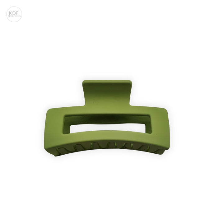 Apple Green Box Hair Claw Clip