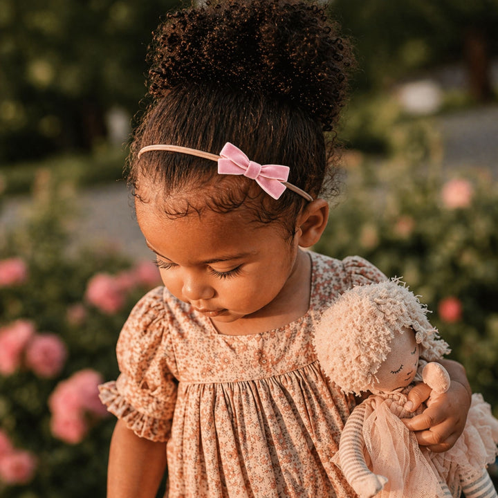 Small Velvet | Bow Headband