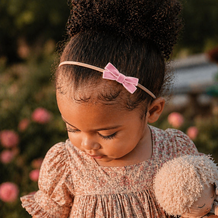 Small Velvet | Bow Headband