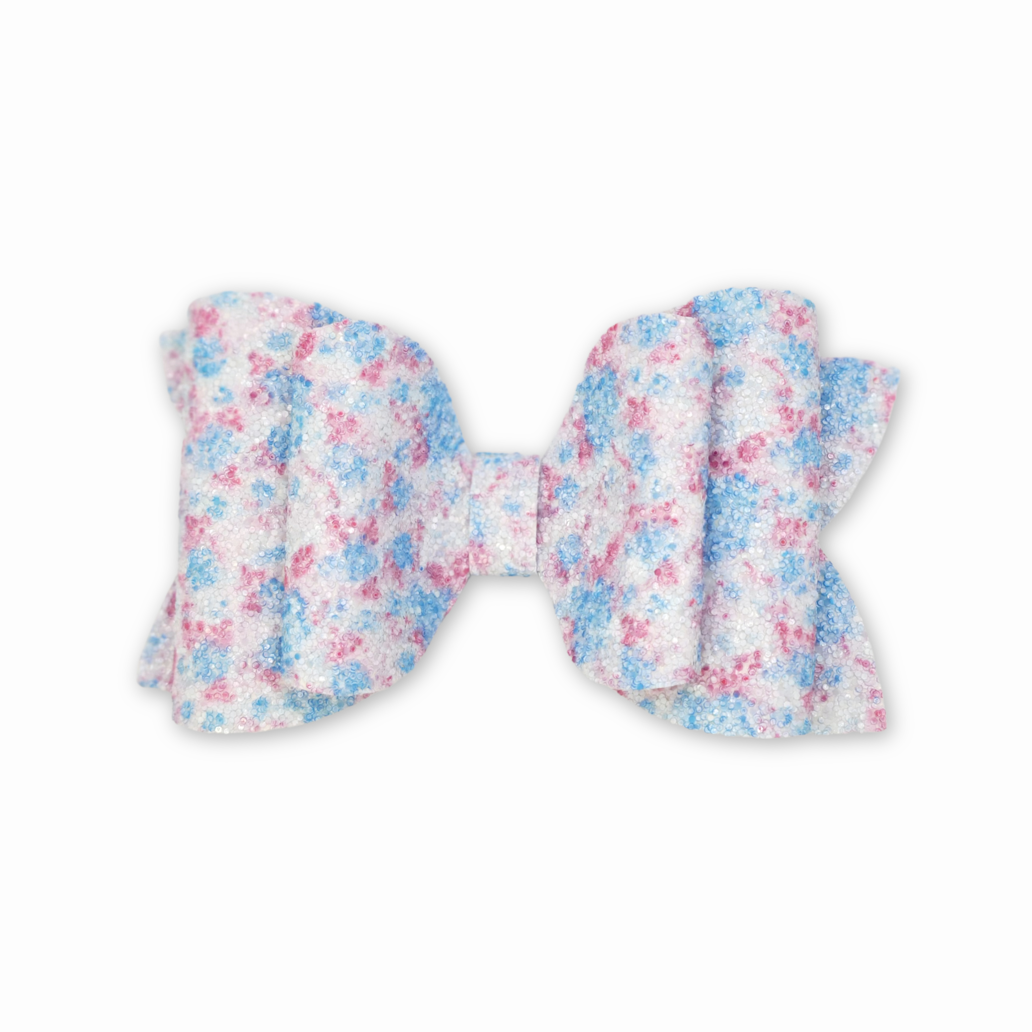 Blue Flower | Josie Glitter Hair Bow