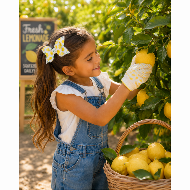 Josie Lemon | Faux Leather Hair Bow