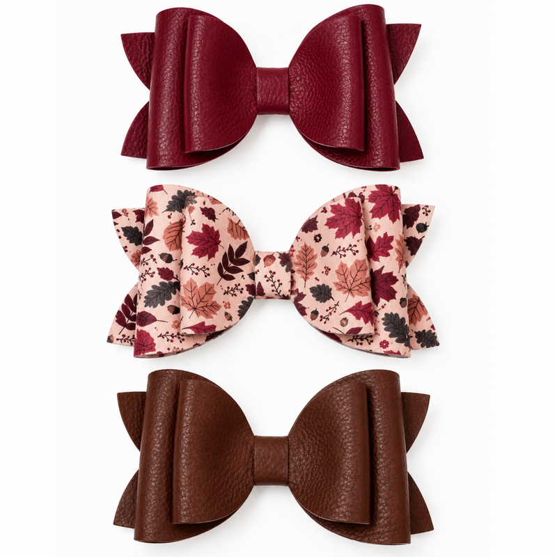 Josie Under The Oaks | Faux Leather Bows