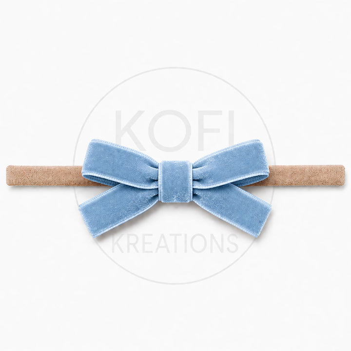 Small Velvet | Bow Headband