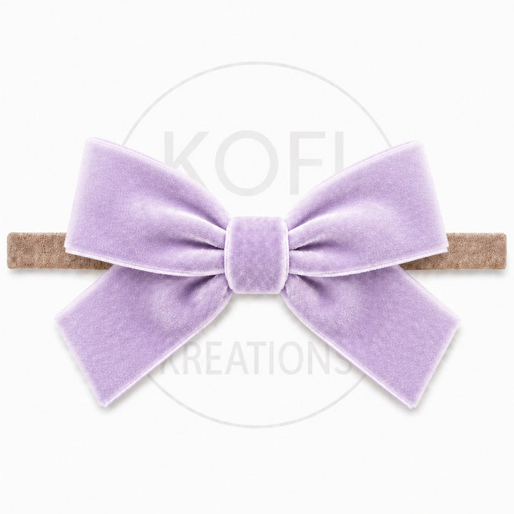 Large Velvet | Bow Headband