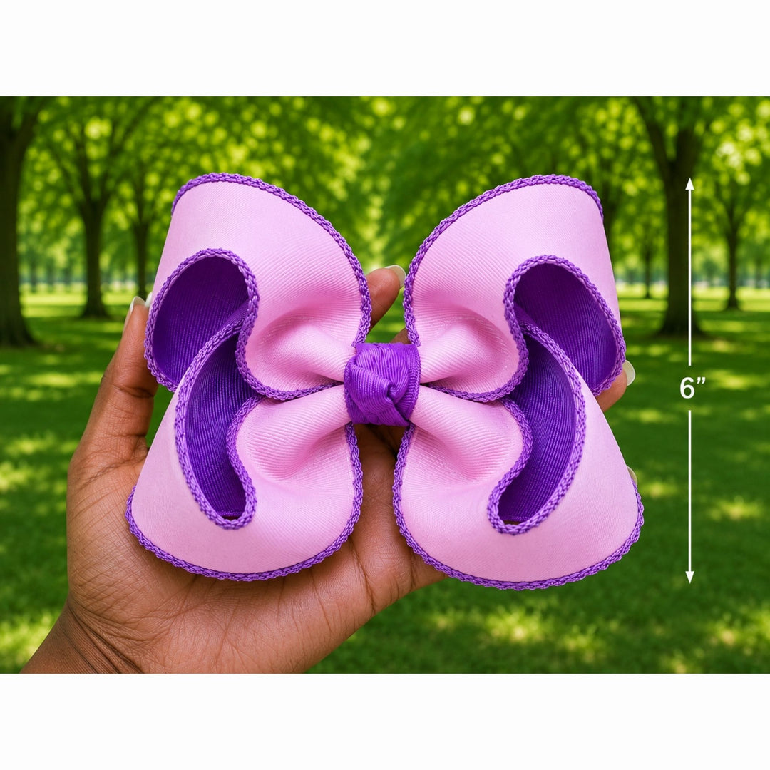 Blush Petals | Moonstitch Hair Bow