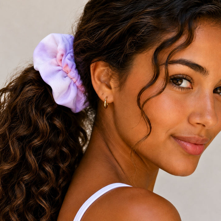 Lilac | Chiffon Scrunchie