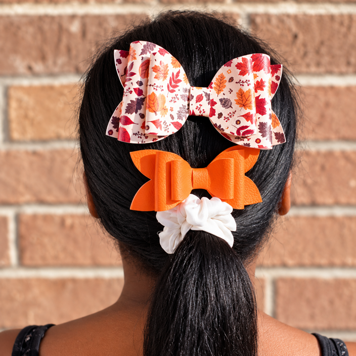 Luna Orchard Days | Faux Leather Bows