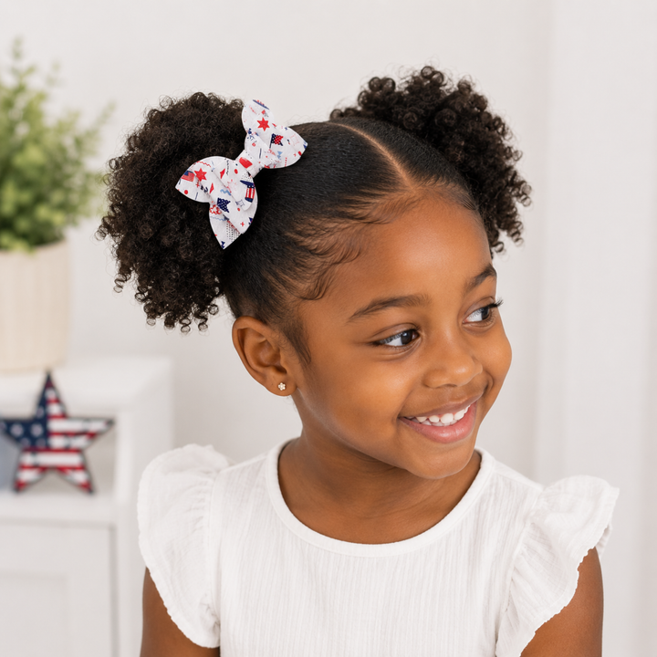 Luna Party Parade | Faux Leather Hair Bows