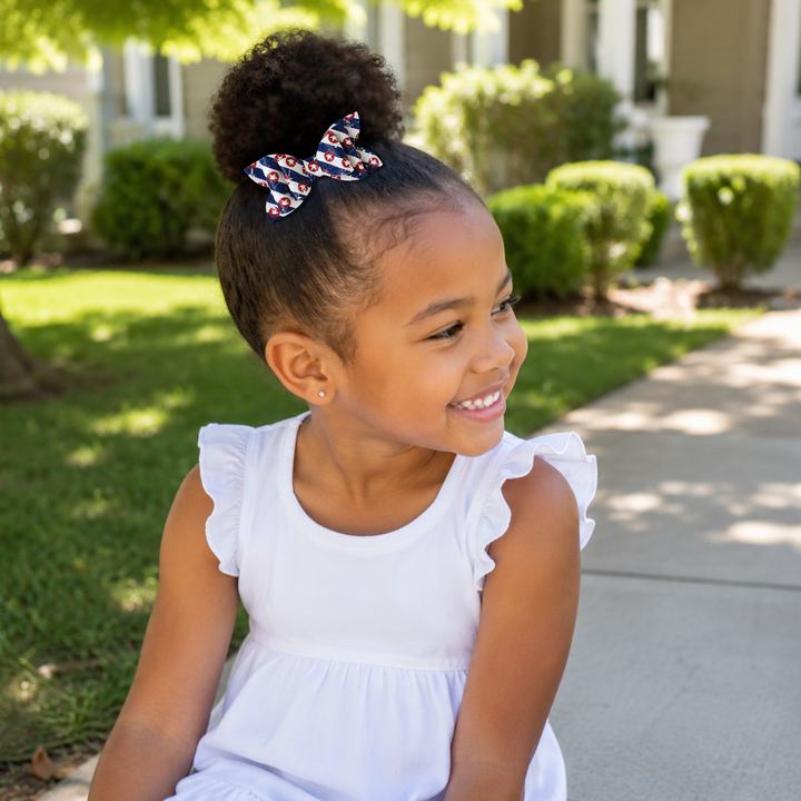 Luna Texas Pop | Faux Leather Hair Bows