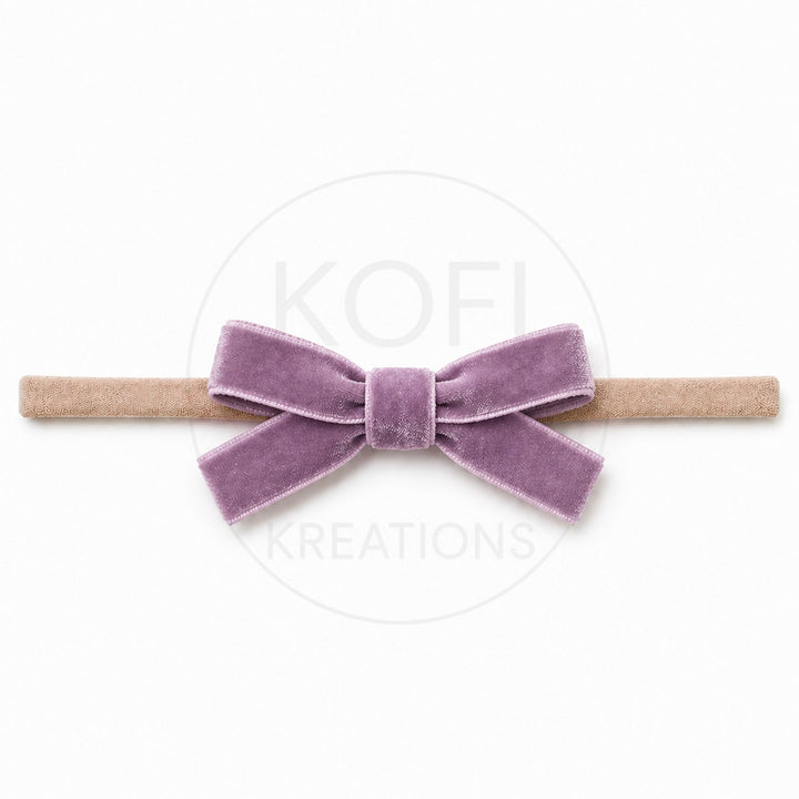 Small Velvet | Bow Headband