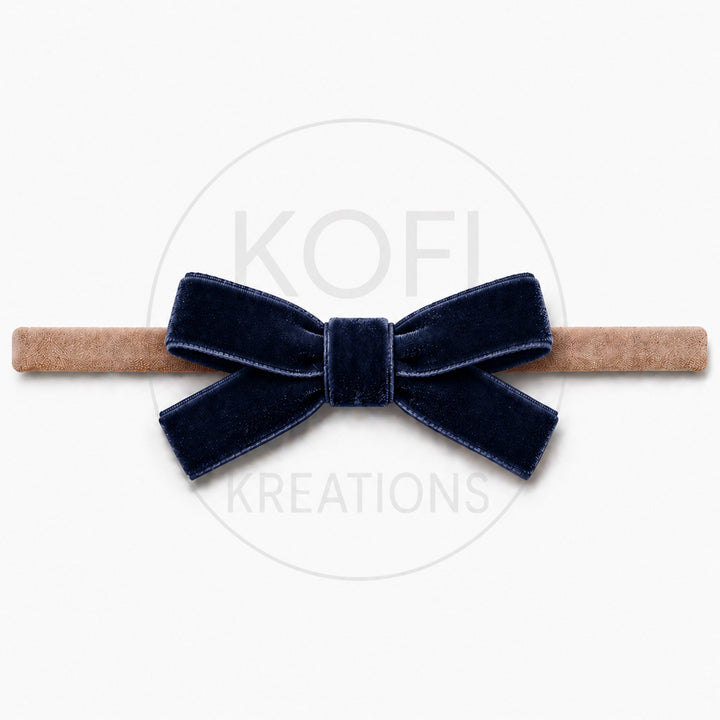 Small Velvet | Bow Headband